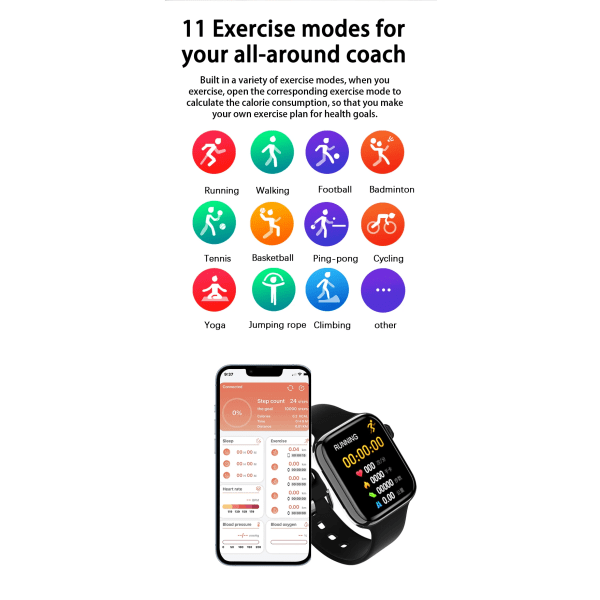 Series 8 New Smart Watch Bluetooth Call Men Sports Fintess SmartBand Custom dial smartwatch för för Apple Watch män kvinnor Black mesh