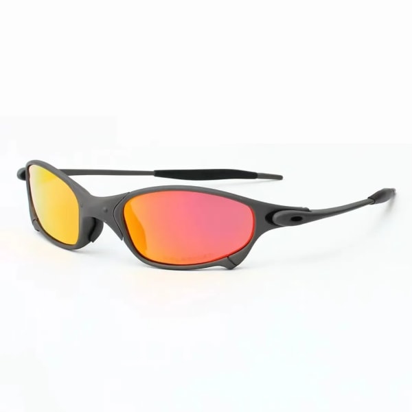 MTB Man Polarized Solglasögon Cykelglasögon UV400 Fiskesolglasögon Metall Cykelglasögon Cykling Glasögon Ridglasögon B2-3 Gold