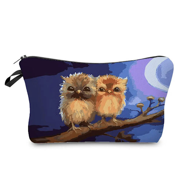 Damer Casual Dam kosmetikaväska Sminkväskor Tecknat Print Bärbar Skollärare Present Eco Återanvändbar toalettväska Resor hz7160 Makeup Bag