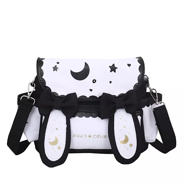 Lolita Moon Star printed fluga Dam axelväska Cross Body Style 2