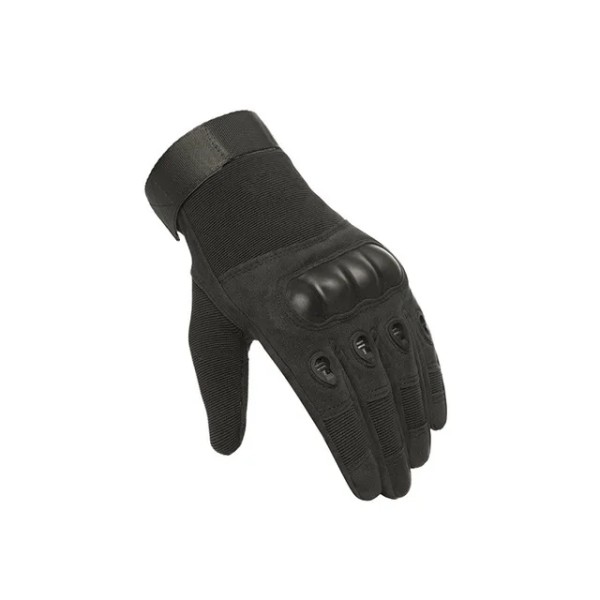 Taktiska utomhushandskar Fullfinger Herrhandskar Sportskytte Jakt Träning Militärträningshandskar Motorcykelhandskar Full Finger Black XL