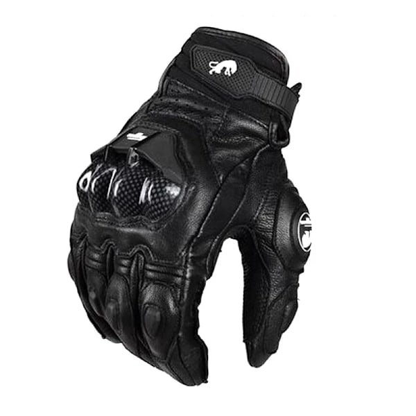 Furygan Afs 6 Motorcykelhandskar Kolfiber Läderhandskar Offroad Motorcykel Racing Korta Handskar Skyddshandskar för Körning white M