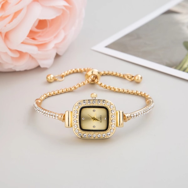 2023 Söta armbandsklockor för kvinnor Watch Mode Quartz Rostfritt stål Damarmbandsur för gratis frakt shown in figure(.577)