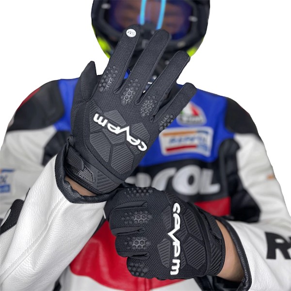 Sevem Motorcykelhandskar för Vuxna Motocross Enduro Racinghandskar Off-Road Downhill Mountain Road Bike Handskar Mtb Bmx Atv Guantes Green XL