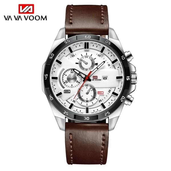 2023 New Racing Car Herrklockor Toppmärke Lyx Sport Reloj Hombre Casual Big Dial Military Leather Black Watches 216P-B-YK