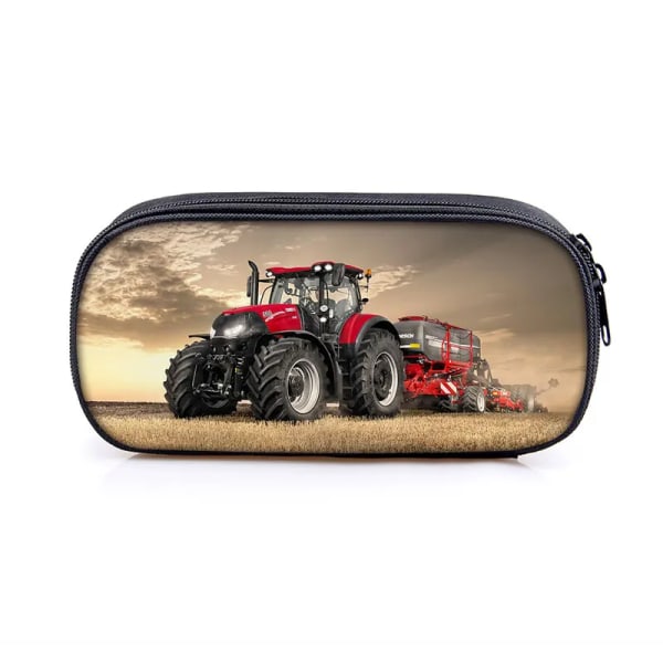 Farm Tractor Print Kosmetisk case Pennväska Pojkar Flickor Stationär väska Barn Case Barn Pennlåda Skolmaterial Väskor dqbbftractor05cw