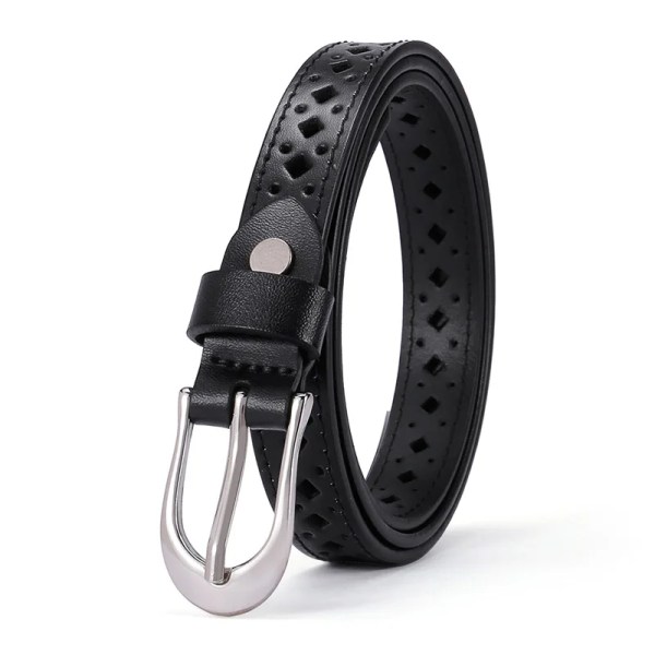 BISONDENIM 2022 New Fashion Classic äkta kohudsläderbälten för kvinna Lyxigt designermärke Bälte Automatiskt spänne B60243-1B one size
