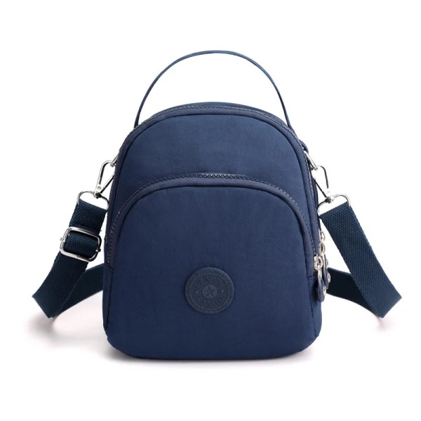 Messenger Bag Causal Kvinnor Axelväska Multi Nylon Kvinna Crossbody-väskor Kvinna Crossbody Moderväska Shoudlerväska Blue 04