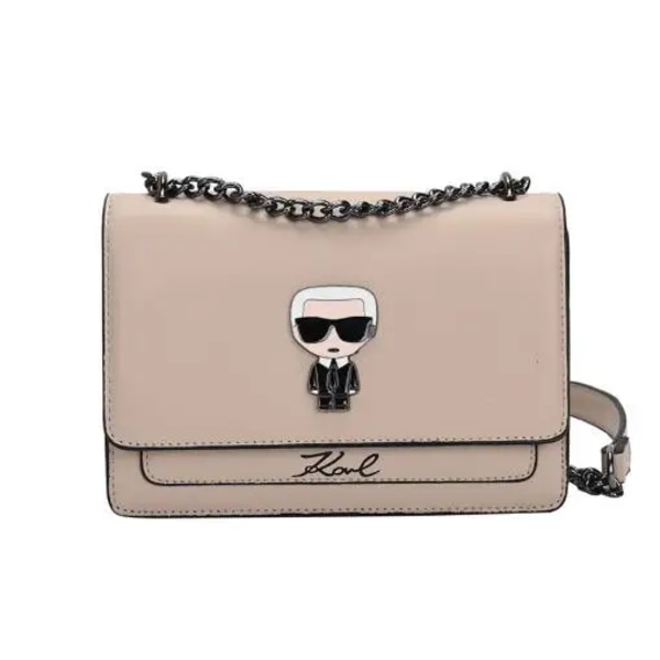 Nytt modemärke Bokstäver Hand Bill Shoulder Liten fyrkantig väska Handväska Enkel textur Messenger Bag Designer Damväska Karl bag(.323) 23x16x8 cm(.323)