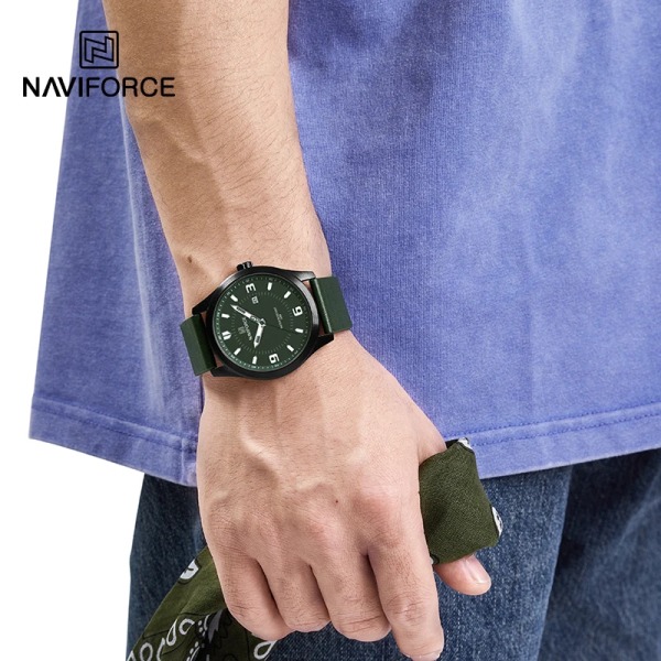 NAVIFORCE Ny watch Militär högkvalitets sportkvartskalender Herrklocka Vattentät Big Dial Armbandsur Relogio Masculino BGYGY-BOX