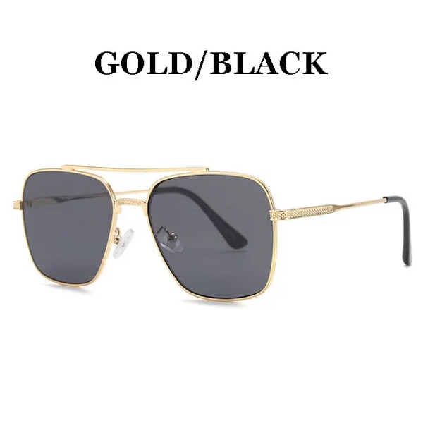 2022 Fashion Flight Seven 007 Rock Style Gradient Pilot Solglasögon för män Fyrkantiga lyxiga varumärkesdesign Solglasögon Oculos De Sol 17340 C4 UV400