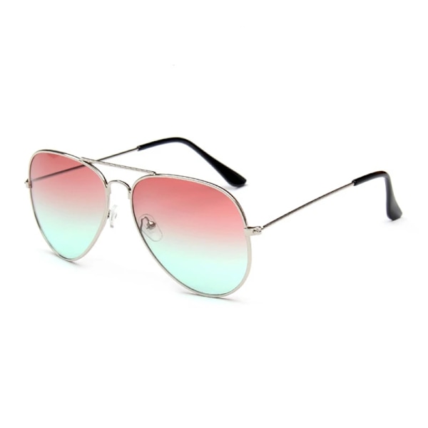 Klassiska Retro Pilot Ocean Goggles Solglasögon För Kvinnor Män Unisex Metall Röda Solglasögon Sommarkörning 3025 Glasögonskydd C12 As Show