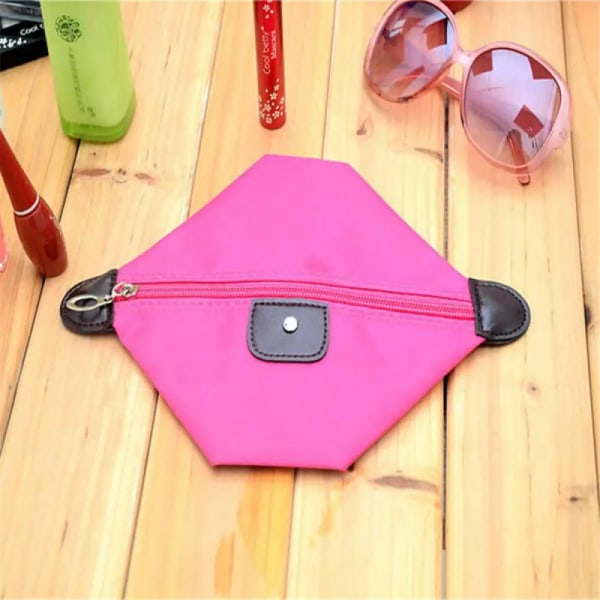 Tjejresor Toalettartiklar Smink Kosmetisk påse väska Clutch Handväska Portmonnäer Case Kosmetisk väska för kosmetika Sminkväska Organizer Pink