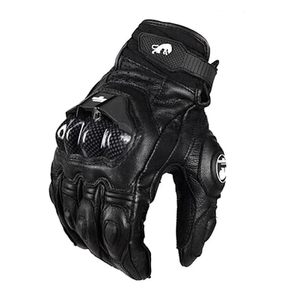 Furygan Afs 6 Motorcykelhandskar Kolfiber Läderhandskar Offroad Motorcykel Racing Korta Handskar Skyddshandskar för Körning black M