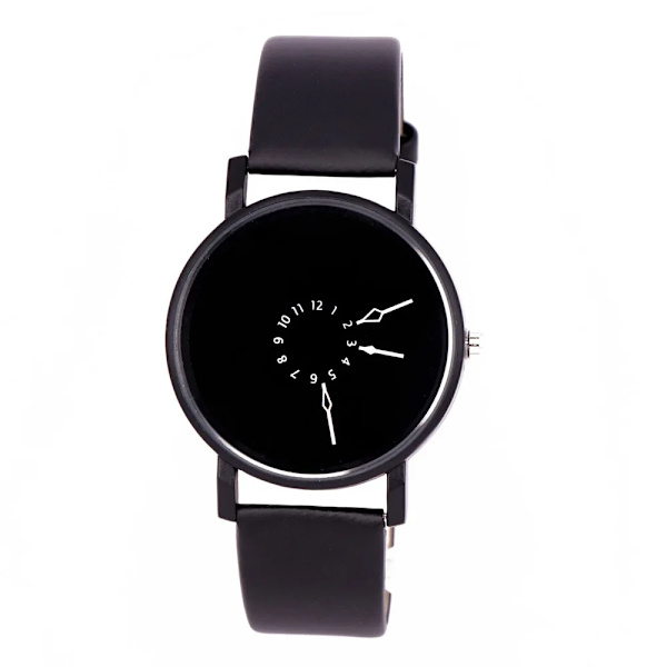 Nya enkla män Kvinnor Casual Quartz-klockor Ins Mode vita & svarta klockor Watch för flickor white