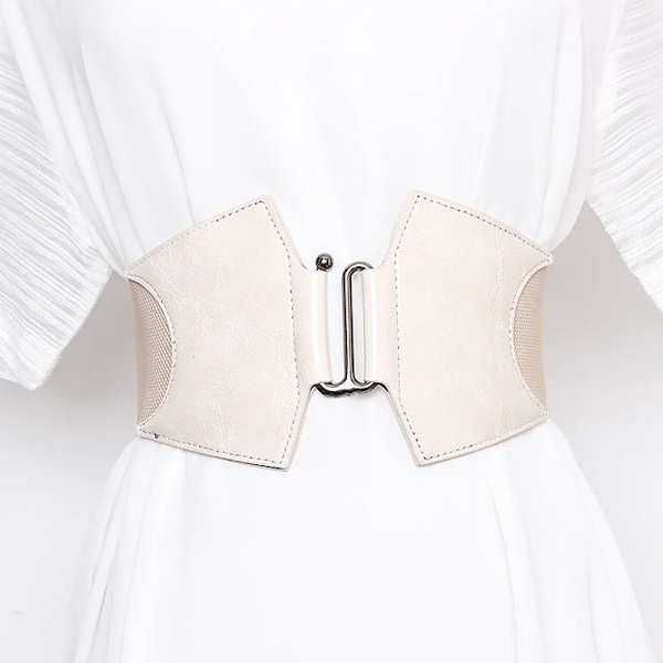 Plus size Elastiskt korsettbälte Kvinnlig midja Breda bälten för kvinnor Designer högkvalitativ Stretch Cummerbunds Klänning Midjeband white belt 69x7.5 cm