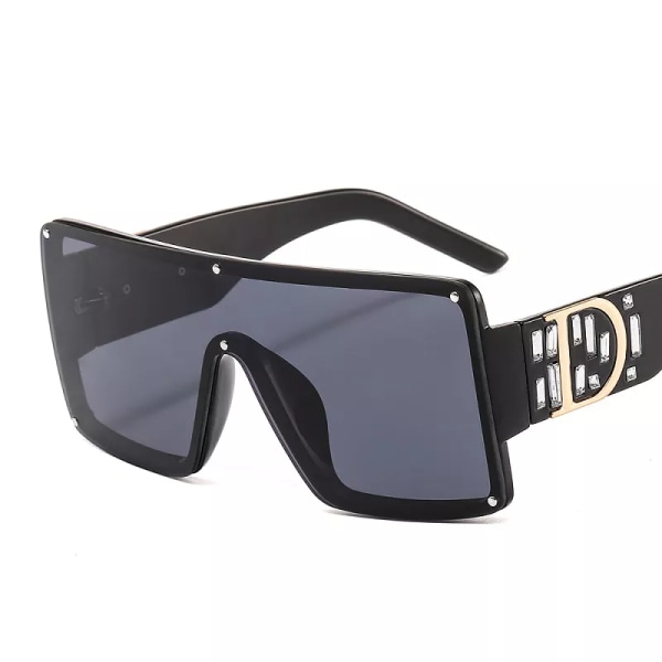 2021 Nytt mode fyrkantiga solglasögon Män Kvinnor Shield Goggle Gradienter Lins D Logotyp Båge Lyxmärke Designer Solglasögon UV400 C1 Other