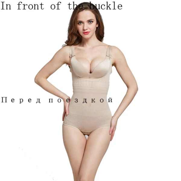 Bantning Underkläder bodysuit gå ner i vikt Underkläder heta Shaper Bantning modellering rem rumpa lyftare Dam Shapewear Body Shaping 2382xingse M