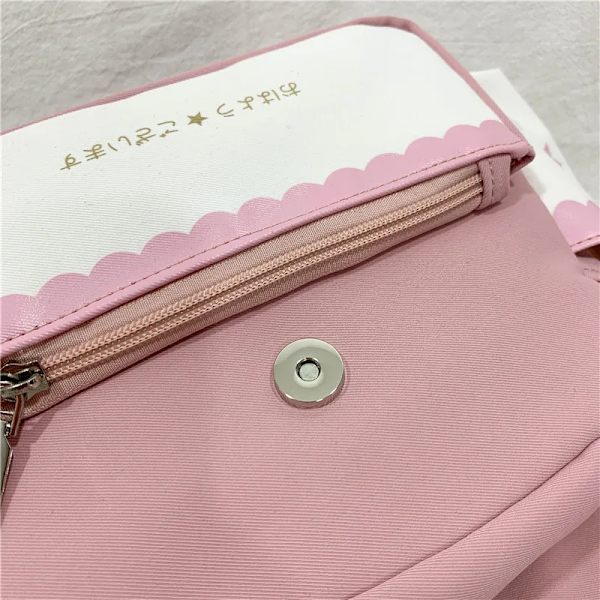 Lolita Moon Star printed fluga Dam axelväska Cross Body Style 3