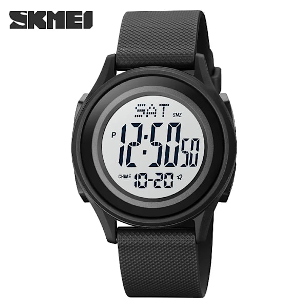 Watch Herr Multifunktionsklockor Väckarklocka Chrono 5Bar Vattentät Watch SKMEI Relogio Masculino Army Green