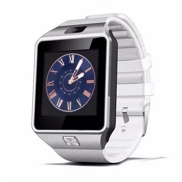 Smart Watch Touch Sports fitness vattentät Smartwatch Klockor För Ios Android Sim GSM-kort Kamera Herr kvinnor Barn Smart Watch White With gift Box