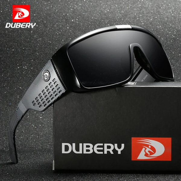 DUBERY Solglasögon Herr Retro Man Goggle Färgglada Solglasögon För Herr Modemärke Lyx Spegel Överdimensionerade solglasögon UV400 C7 D2030