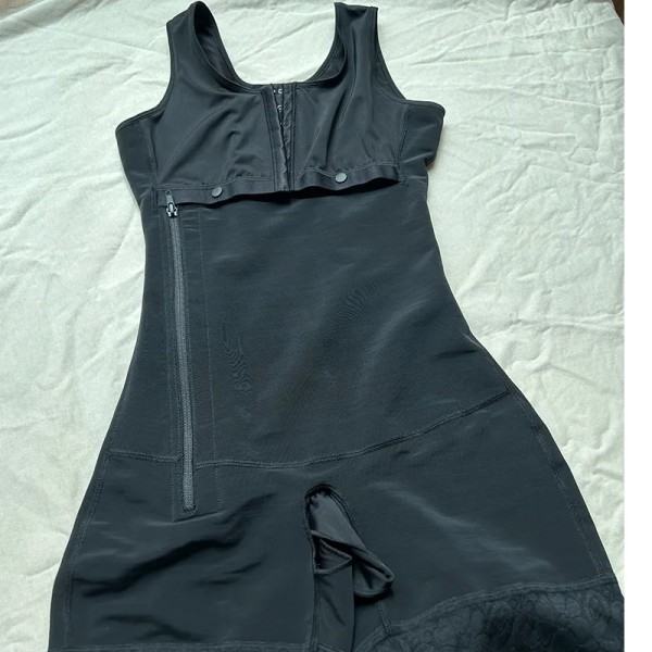 Postpartum Post-kirurgi gördlar för kvinnor Fajas Colombianas High Compression Waist trainer Bbl Shaper Platt mage Bantning Slida model2 black XL