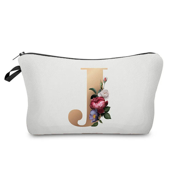 Brudtärna Sminkväskor Brev Print Kosmetikväskor Bröllopsfest Sminkväska Toalettartiklar Organizer Dam Clutch Presenter hz3194