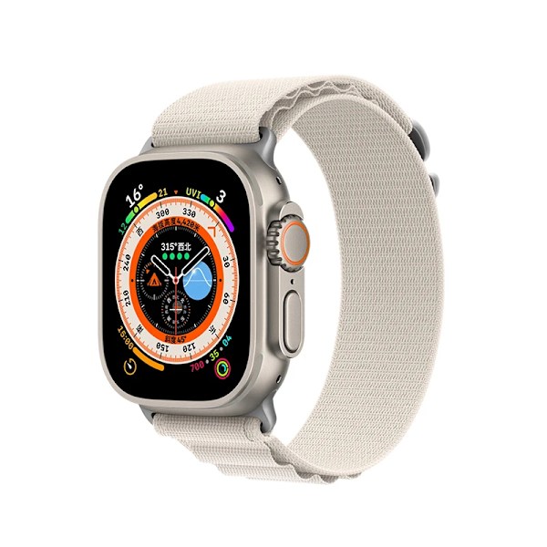 Smart Watch Ultra Series 8 NFC 49mm Smartwatch Herr Dam Bluetooth Call Vattentät Trådlös laddning HD-skärm för Apple WhiteGS