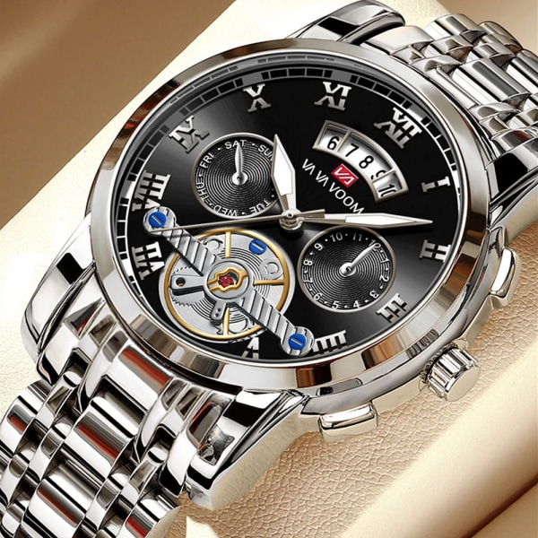 2023 Nytt VA VA VOOM toppmärke Relogio Masculino Herr Luxury Luminous Armbandsur Imitera Quartz Watch för män 2453-JHJ