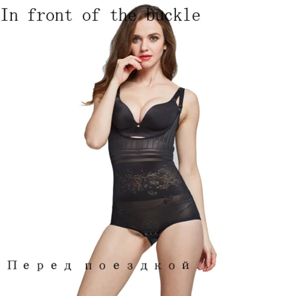Bantning Underkläder bodysuit gå ner i vikt Underkläder heta Shaper Bantning modellering rem rumpa lyftare Dam Shapewear Body Shaping 2382heise M