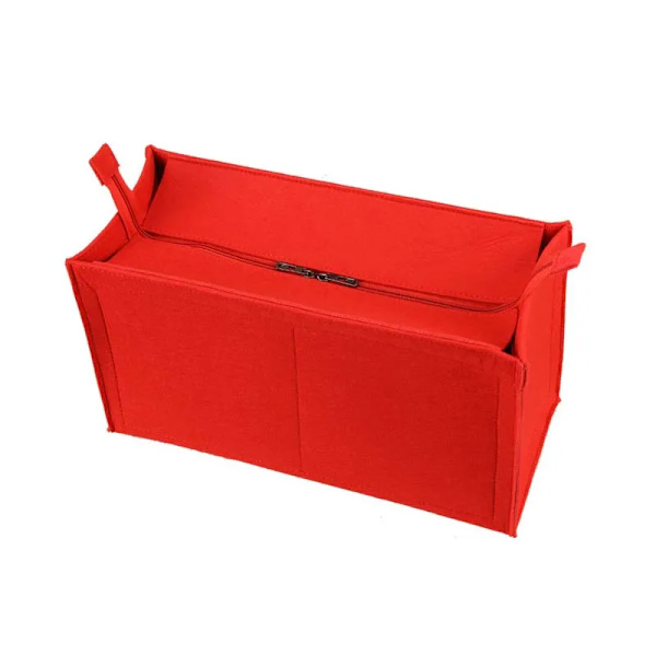 Passar ONTHEGO Tote 3MM Premium Filt Insert Väska Organizer Kosmetikväska Handväska shaper Organizer Resor Innerväska Style 2 red 37x20x17cm