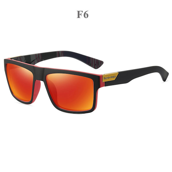 QUISVIKER Polarized Solglasögon Herr UV400 Fiske Solglasögon Dam Glasögon Oculos De Sol Masculino Gafas Hombre Without Box F6