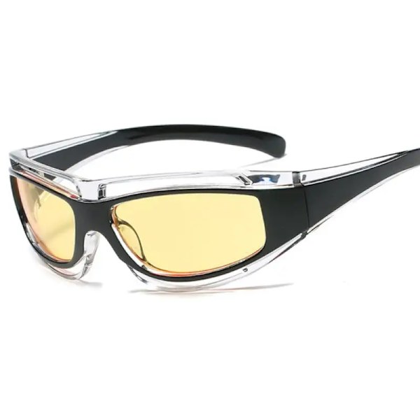 Herrsolglasögon Sportglasögon Solskydd Cykelglasögon Glasögon Kvinnor Reseskydd för utomhusbruk Vindtäta strandsolglasögon A02 1 PCS