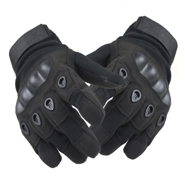 Helfingerhandskar för män Militära taktiska handskar motorcyklist Paintball Skytte Airsoft Strids Körning Jakt Cykelhandskar Green Short L