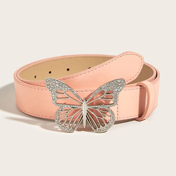 Star Rhinestone Bälte För Kvinnor Mode Y2k 2000-talet Midjerem Kvinnlig Flicka Jeans Klänning Byxa Dekorativt midjeband Tillbehör styles 3 pink 103cm