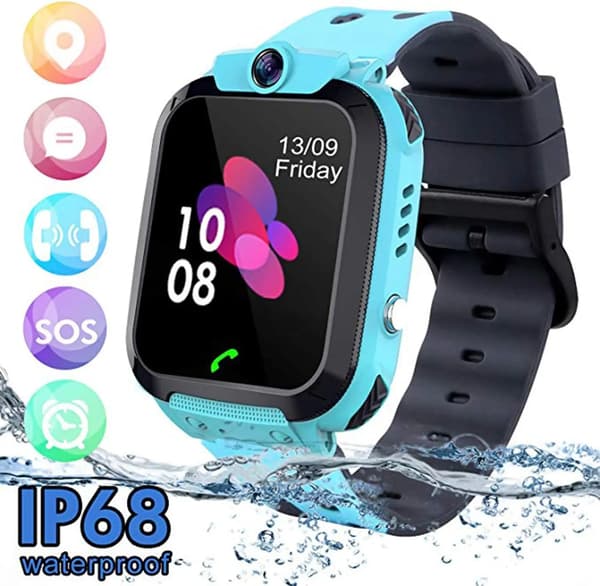 Børne Smartwatch LBS Tracker 1.44 \" Blue