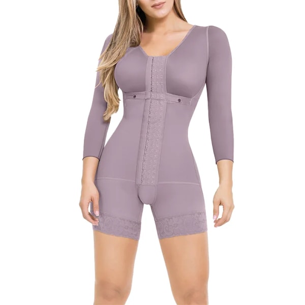 Fajas Reductoras Y Modeladoras Mujer Colombianas Корсет Magkontroll Shapewear Dam Tights Butt Lifter Shaper Underkläder Skims Purple M