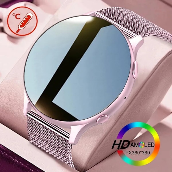 LIGE Bluetooth Call Smart Watch Dam Herr 1.32 \ Mesh belt 02 Bluetooth call watch