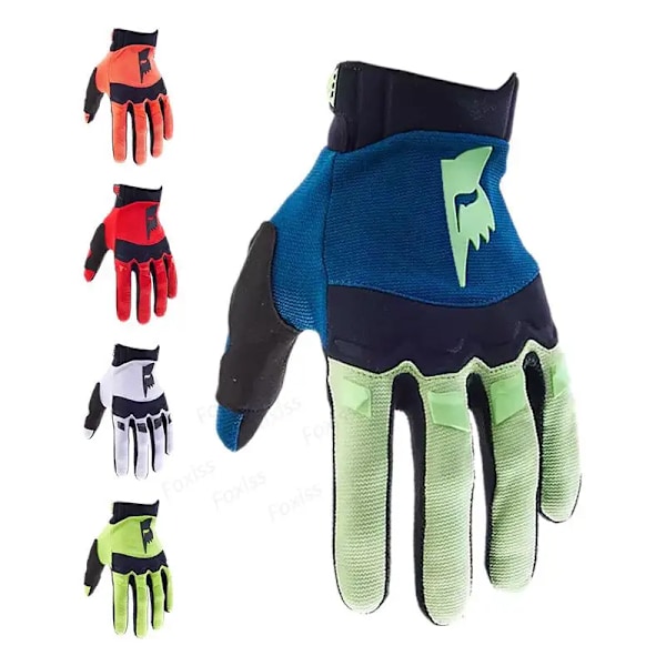Foxiss Motorcykelhandskar för män 360 Dirtpaw Handskar Moto Mesh Handskar Andningsbara Motocrosshandskar Atv Utv Bmx Offroad Cykelhandskar 05Dirtpaw---White XL