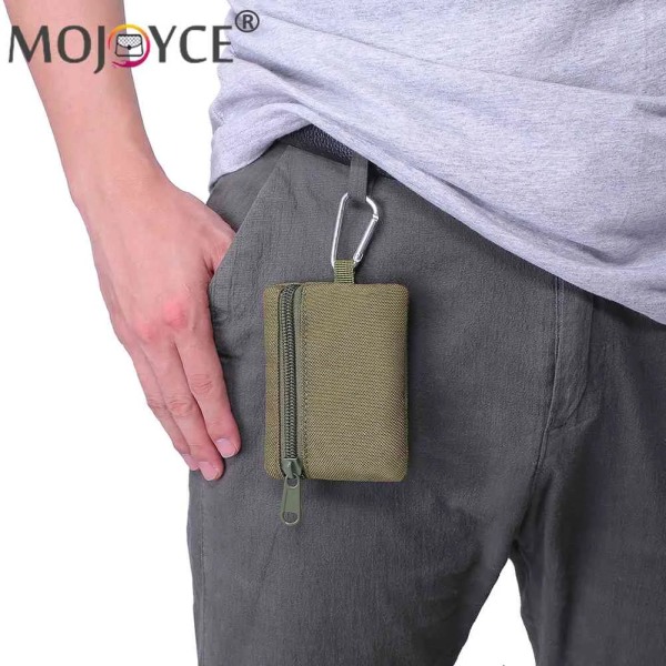 Tactical Bag Outdoor EDC Molle Pouch Plånbok Dragkedja Militär midja Fanny Pack Mobiltelefon Pouch Bälte Midjeväska EDC Gear Bag Mud color(.2274)