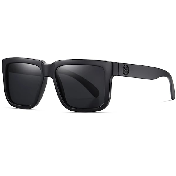 NYHET Högkvalitativt lyxigt Heat Wave-märke Polariserade solglasögon fyrkantiga Sammanfogade lins Dam män solglasögon UV400 HW02 C2 only glasses