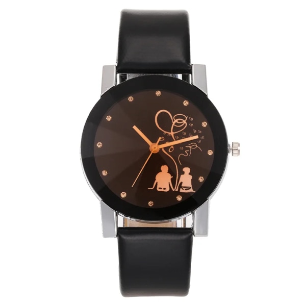2022 new lovers watch läder kvarts casual watch men(.451)