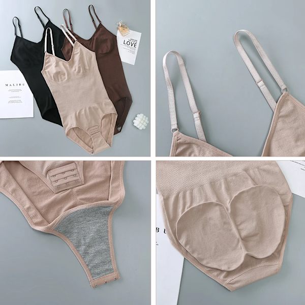 MISTHIN Body Shaper Kvinna Platt Mage Push Up Rumpa Lyft Korsett Underkläder Colombia Fajas Gördel Magstrings Brown XXXL