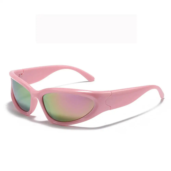 Modeglasögon Damsolglasögon Punksolglasögon Sportsolglasögon Kvinnor Män Solglasögon Skärmar Glasögon Glasögon UV400 A11 Black