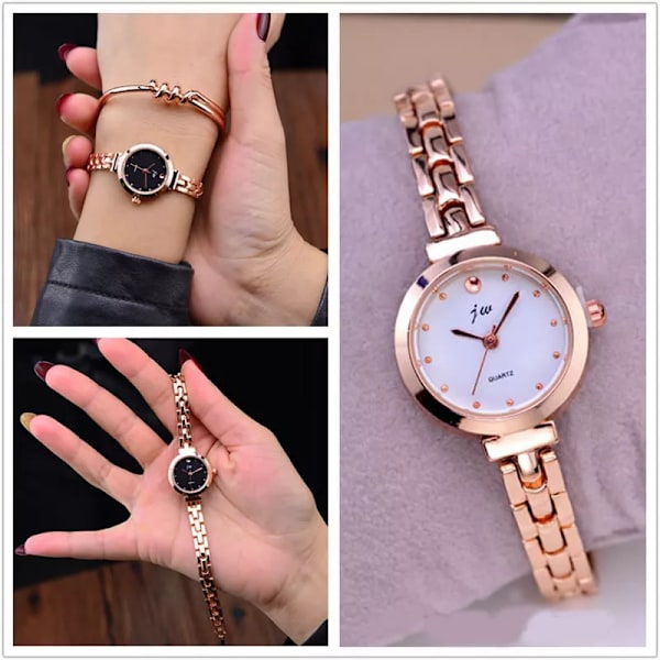 Nieuwe Merk JW Armband Horloges Vrouwen Luxe Crystal Dress Horloges Klok Damesmode Casual Quartz Horloge reloj mujer Watch Ring Bracelet Watch(.586)