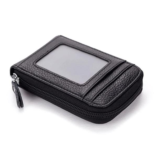 Travel Journey Bankkort Organizer Plånbok Pass ID-kort Hållare Biljett Kreditkortsväska Case Dragkedja blue