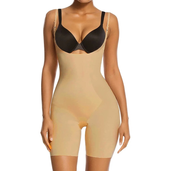 Kvinnlig kropp Skulpterad form Kläder Slida Bantning Platt Mage Bantning Osynlig Tightssittande plagg Bodysuit Skin XL