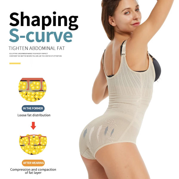 Waist trainer shapers modellering rem korsett bantning underkläder kropp mage shaper shapewear faja bantning bälte kvinnor 2382-beige XS