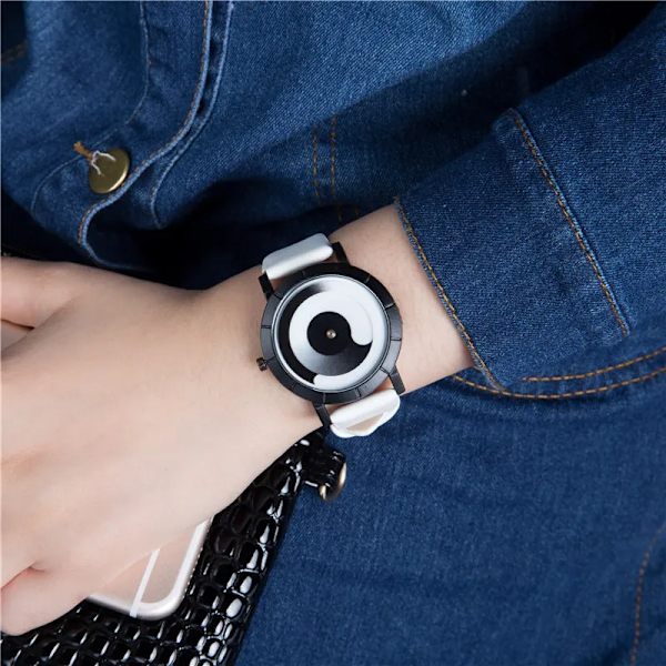 UTHAI CE72 Creative Trend Watch Modepersonlighet Män Student Par Quartz Watch Blue